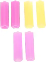 VICASKY 3 Pairs Silicone Cuticle Scissors Sleeves Durable Manicure Cuticle Tweezers Covers for and Protection Versatile Scissor Covers
