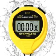 Digital Simple Waterproof Stopwatch with On/Off, No Bells, No Clock, No Date,...