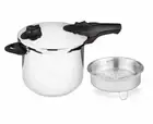 6L Pressure Cooker With Steamer Basket Safety Valve Tramontina