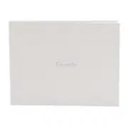 Gibson Gifts Guest Book Hardbacked Birthday/Wedding Message Keepsake White