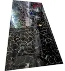 Black Geode Dining Counter Top, Agate Meeting Table Top, Handmade Patio Decors