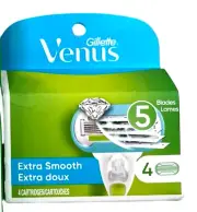 GILLETTE VENUS EMBRACE Women's Razor Refills ( 4 cartridges / box )