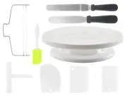 Cake Turntable Straight Angled Spatula Baking Accessories Cake Decorating Tools