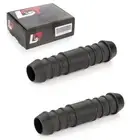 2x Hose Connector Clutch Polyamide PA6 Petrol Oil Resistant 14 MM for Fiat