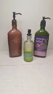 Bath And Body Works Aromatherapy Lot Of 3 Eucalyptus Tea Vanilla & Patchouli