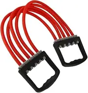 Toddmomy Adjustable Spring Exerciser Chest Expander Arm Pulling Band Strengthen Chest Arms Shoulders Overhead Pull Down Compact Portable Random