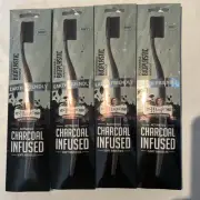 X4 My Magic Mud Bioplastic Activated Charcoal Infused Soft Bristles Toothbrush