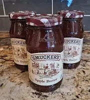 3 PACK - Smucker's Cider Apple Butter 11 Oz each Glass Jar
