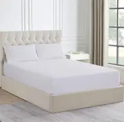 Ddecor Home 1500 Thread count Premium Cotton Blend Combo Set Snow