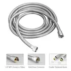 Manguera ducha mano 10 pies extra larga acero inoxidable flexible baño