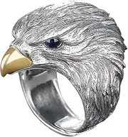 [ａ aternee] Eagle Head Adjustable Opening Jewelry Animal Finger Decor for Photography Prop Boys