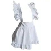 Maid Cosplay Costume Half Apron Waitress Servant Costume Apron