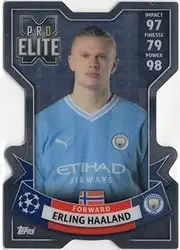 Match Attax Extra 2023 2024 Erling Haaland Pro Elite Trading Card