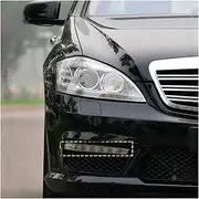 Compatible for Mercedes Benz for 2007-2013 W221 S63 S65 AMG DRL LED Daytime Running Light Bumper Fog Lamp 2218201356 2218201456(Right 2218201456)