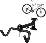 Bike Wall Mount Hanger - Horizontal Bicycle Indoor Storage Rack | Cycling Wall Mounted Holder Hook - Hang Your Road, Mountain or Hybrid Bikes in Garage or Home