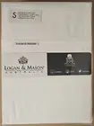 Logan & Mason 300 Thread Count Percale Sheet Set Flat Fitted - SINGLE BED White