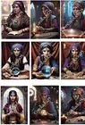 Gypsy Fortune Teller Junk Journal Ephemera Scrapbook DIY Card Topper Embellishme