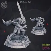 Loynor the Black Dungeons and Dragons Tabletop Gaming Miniatures