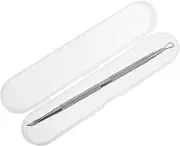 Healeved Manicure Tools Set Stainless Steel Cuticle Pusher Scraper Nail Care Kit Nail File and Polish Remover Tool
