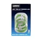 HART Pre-Cut Trimmer Line .080-inch 3-Pack For Bump-Feed String Trimmers
