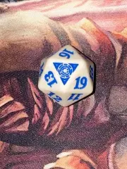 Ravnica Allegiance Guild Kit Die D20 Dice Spindown x1 Azorius White Blue