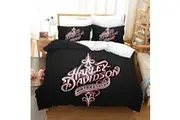 3D Harley-Davidson Motorcycles Quilt Cover Set Bedding Set Duvet Cover Pillowcases SF91