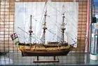 Yuan qing HMS Royal Caroline 1749 Scale 1/50 33'' Wooden Ship Model Kits scale