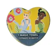 Cinderella & Tiana Disney Princess Magic Face Washer Towel Children Bath Flannel