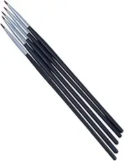 Baluue 5pcs Fine Eyeliner Brush Cosmetic Eyeliner Brush Makeup Eyeliner Brush Makeup Lipstick Applicator Eye Shadow Eyeliner Applicator Eyeliner Wands Eye Liner Applicator Lip Gloss Fiber