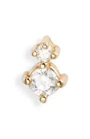 Jennie Kwon Designs Diamond Duo Stud Earring