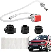 Fluid Pump | Portable Liquid Pump - Battery Powered Transfer Device with Auto Stop Sensor and Extra Long Hose for Automotive Boat Car Engine Vehicle Truck