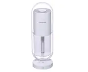 Creative USB Rotatable Colorful Light Humidifier Portable Negative Ion Sprayer with 200ml Water Tank-White