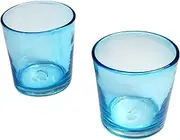 New (Amazon.co.jp Exclusive) Set for Commercial Use, Ryukyu Style, Handmade Rock Glass (Large) Water, Set of 2
