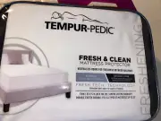 Tempur-Pedic Fresh & Clean Mattress Protector Waterproof, Twin