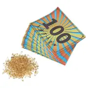 Running Bib Number 7x6 Inch, 1-100 Wheat Ears Waterproof Competitor Number