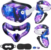 VR Silicone MULTI Face Cover for Oculus Quest 2 Grip ,lens Eye Cover ✨