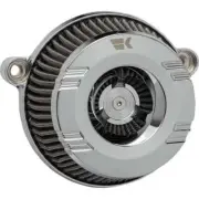 Khrome Werks Black Tracer Instigator Air Cleaner for Harley TBW Twin Cam