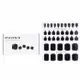 Mavenir 指甲貼 (黑色) - # Classic Black Pedi36pcs