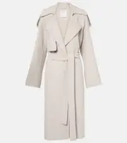 [Sportmax] Sportmax Fiore belted wool coat UK 10 beige