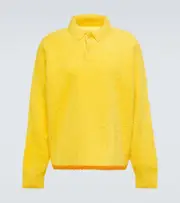 [Jacquemus] Jacquemus Le Polo Neve polo sweater AU 87 yellow