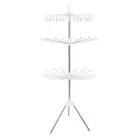 Stainless Steel 3 Tier Towel Rail Free Standing Foldable Clothes Rack Baby