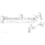 Protex Brake Hose - H3528