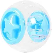 manhegari Clear Hamster Ball, Hamster Exercise Wheel Clear Running Ball, Animal Cage Accessories Silent Daily Fitness Entertainment Activity for Small and Medium Pets