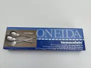 Oneida Saratoga 3 pc Serving Salad Set Saratoga 2 Spoons & Fork