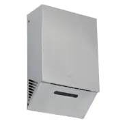 PuraMax UVC High-Speed Air Purifying Hand Dryer Satin Brushed Stainless Steel