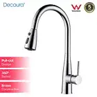 Decaura Pull Down Kitchen Tap Mixer Basin Taps Faucet Swivel Spout Brass Chrome