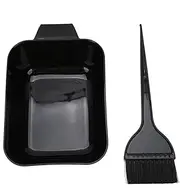 Hair Coloring Brush Hair Tint Salon Mixing Bowl Anti-Slip Hair Dyeing Tool