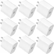 Lot 20W USB C Power Adapter Plug Fast Charger Block for iPhone Android Samsung