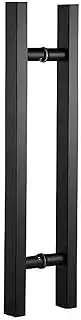Stainless Steel Door Handle Double Sided, Barn Door Handle, Commercial H Shape Glass Shower Door Pull Handles, for Wood Door