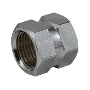 Brasshards 15mm Chrome Plated Brass Hex Socket